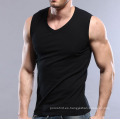 Venta al por mayor baratos Negro Tank Top llano para los hombres